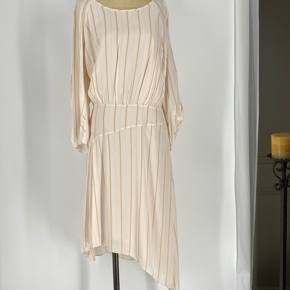 Joie Gabisa Asymmetric Striped Dress 8